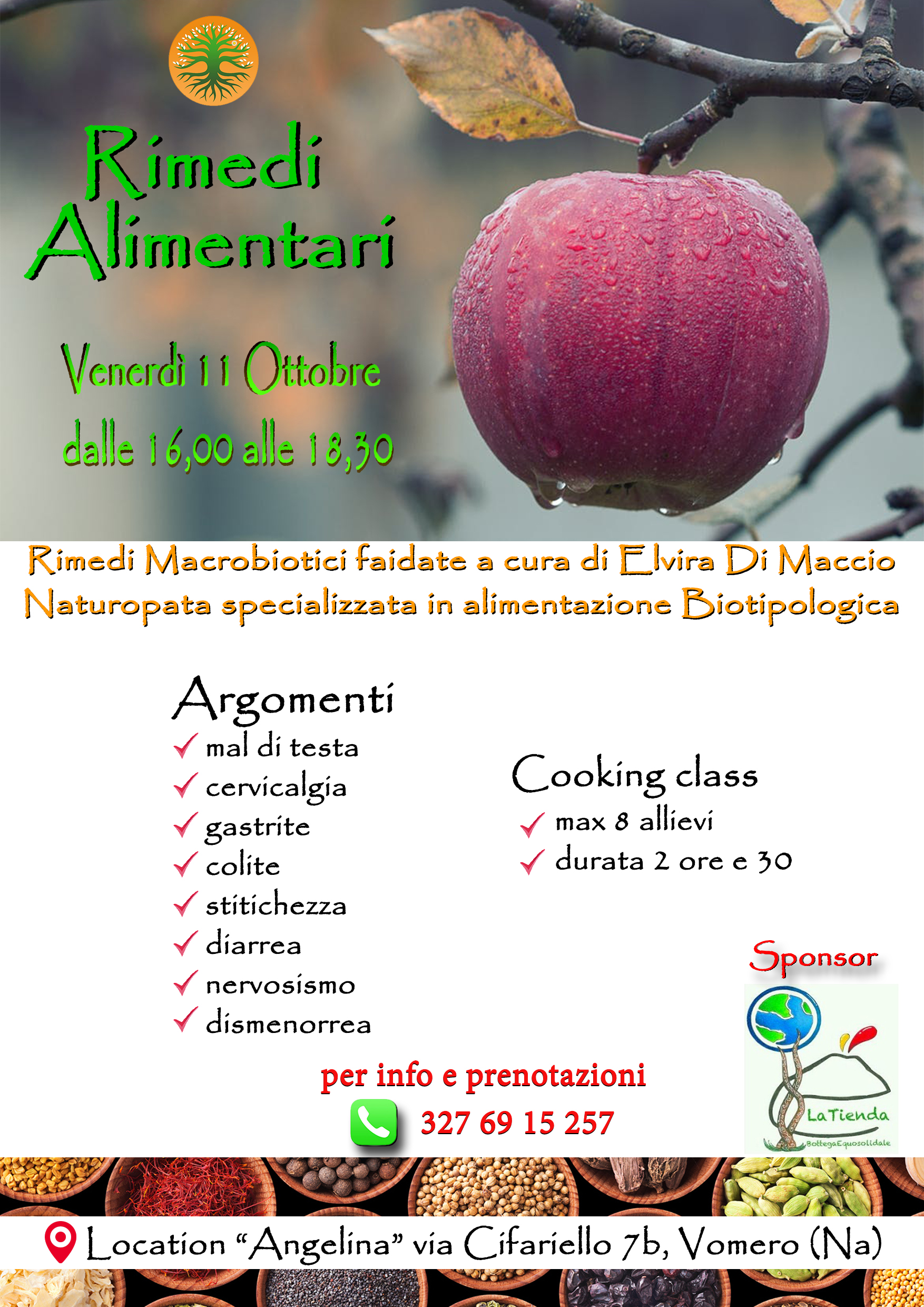 Corso di rimedi alimentari napoli